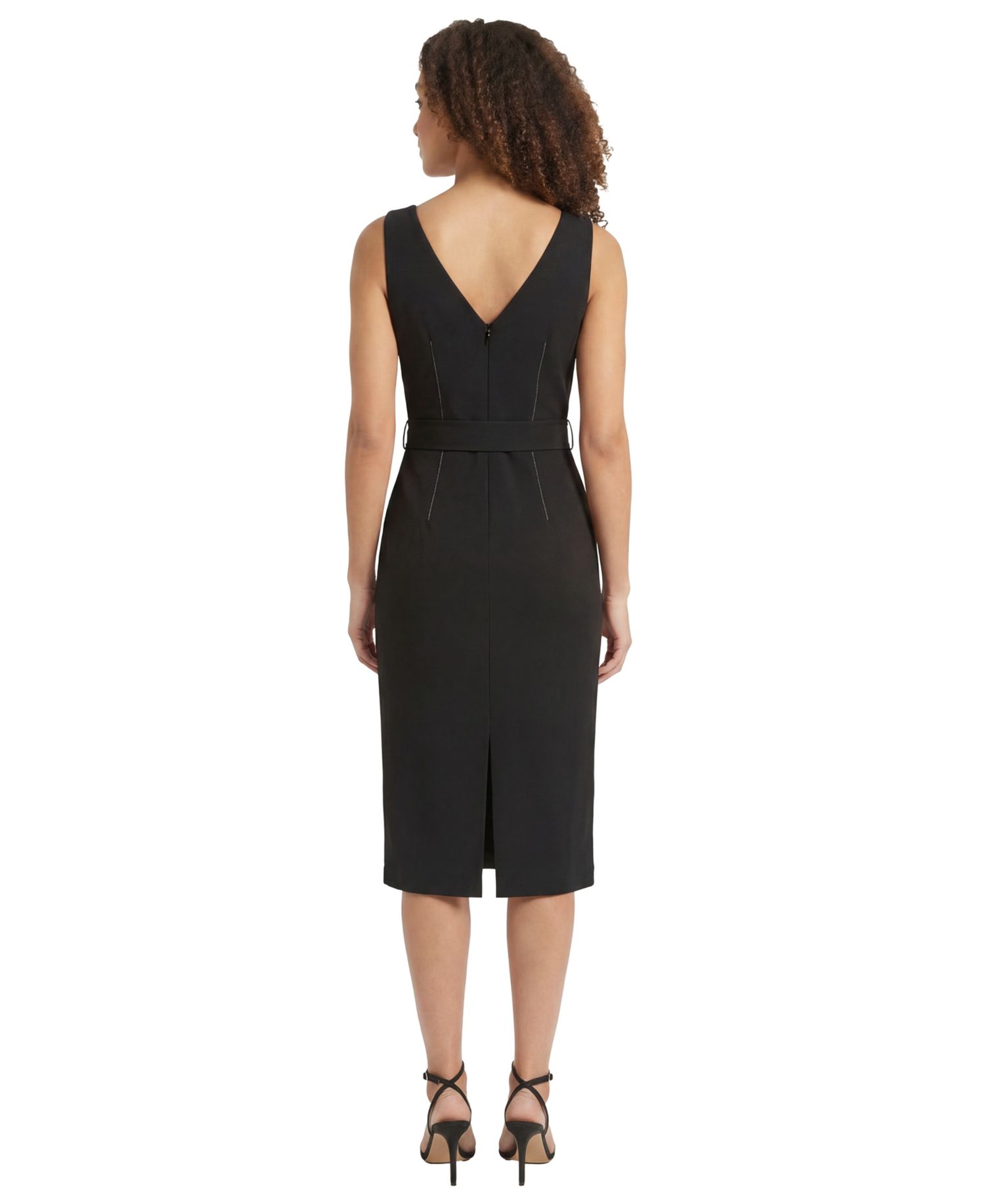 Women's Square Neck Midi Dress