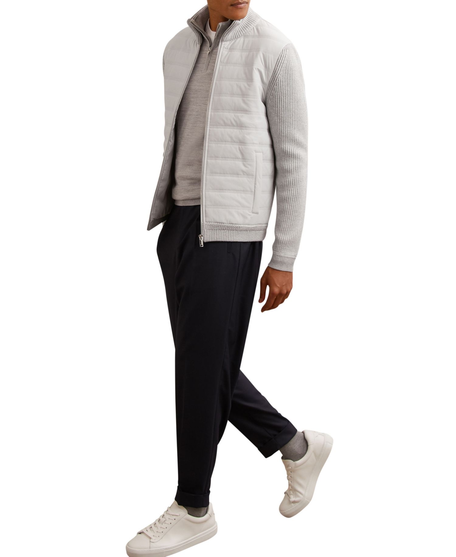 Men's Townsend Zip Through Funnel Quilted Jacket