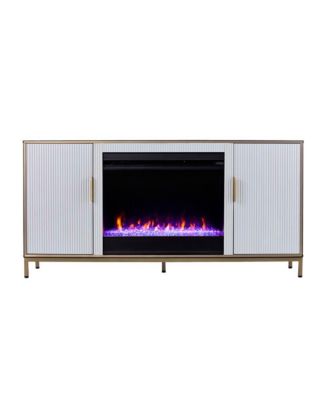 Daltaire Color Changing Fireplace w/ Media Storage