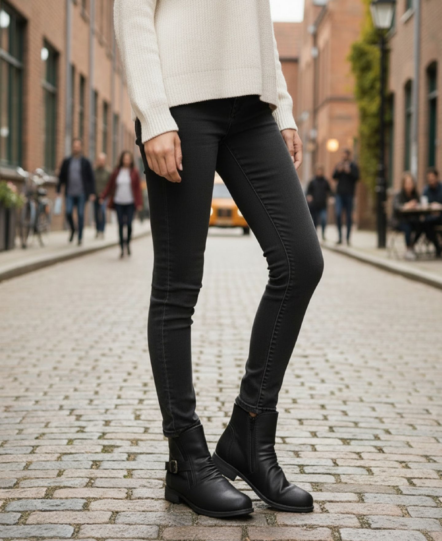 Женские ботинки Easy Street Junction Ankle Booties, цвет: Чёрный — фото 7