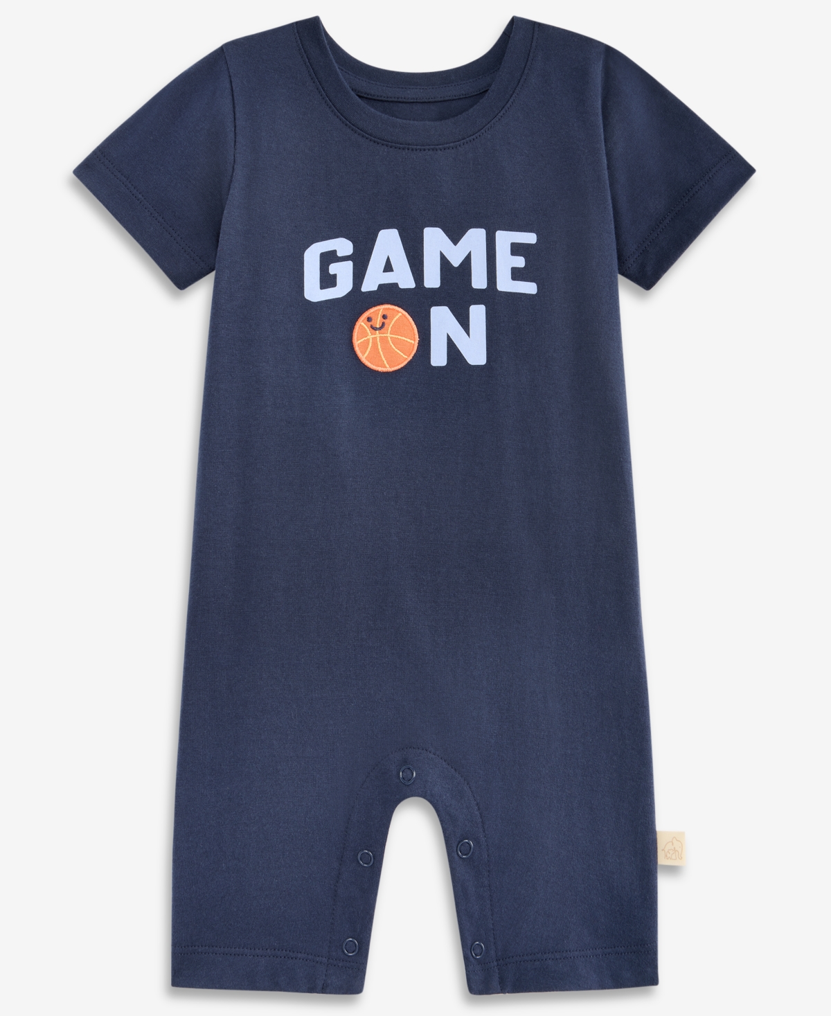 First Impressions Baby Boys' 0M-24M Game On Cotton Romper, Macy's Exclusive