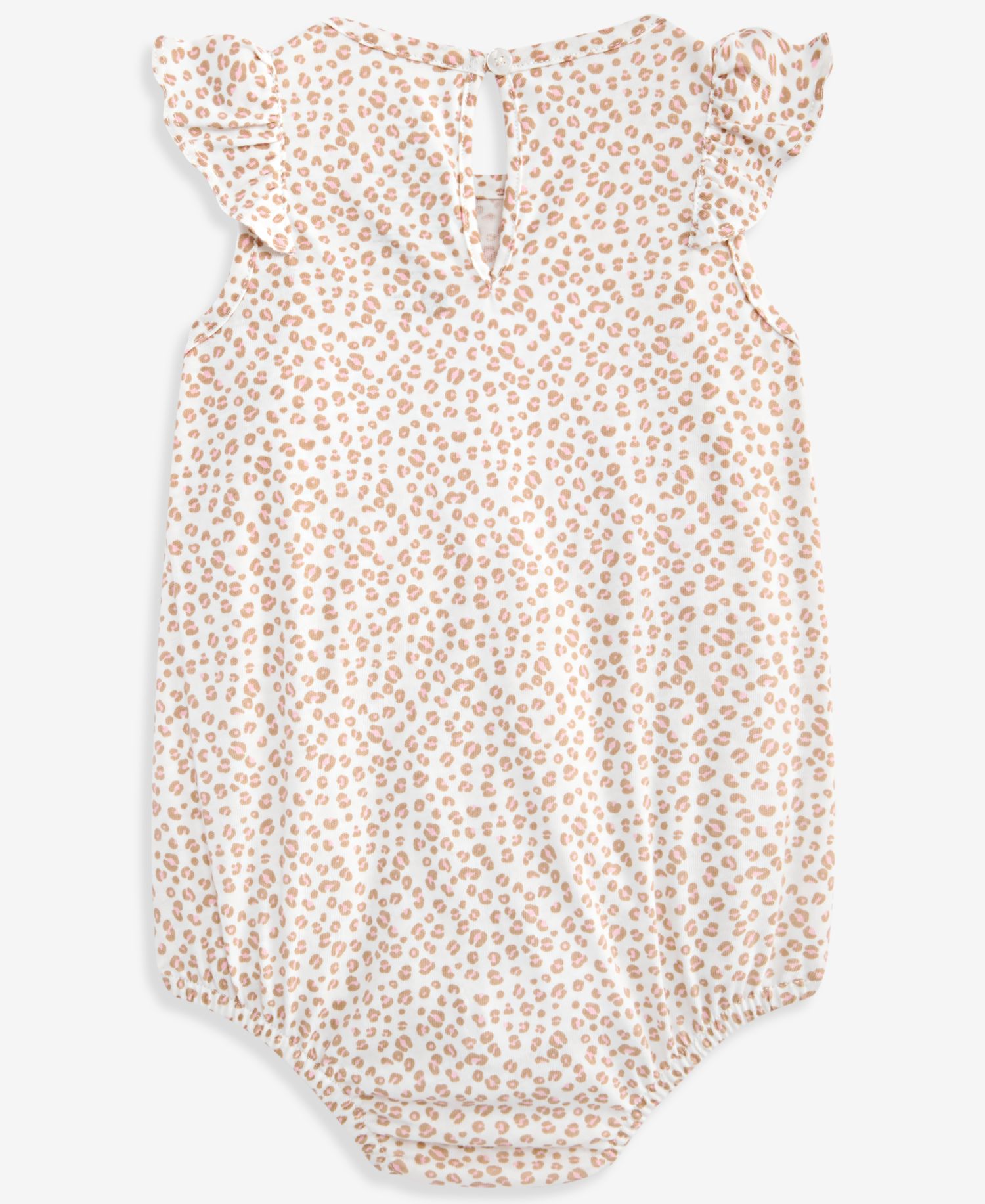 Baby Girls' 0M-24M Leopard-Print Skirted Sunsuit