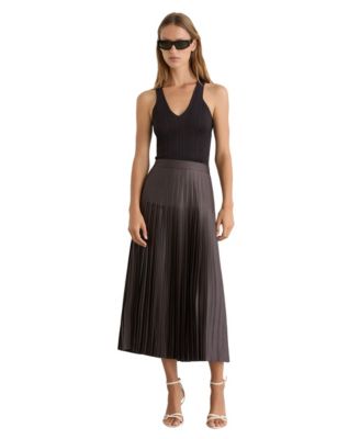 Women's Savannah Pleat Midi Skirts