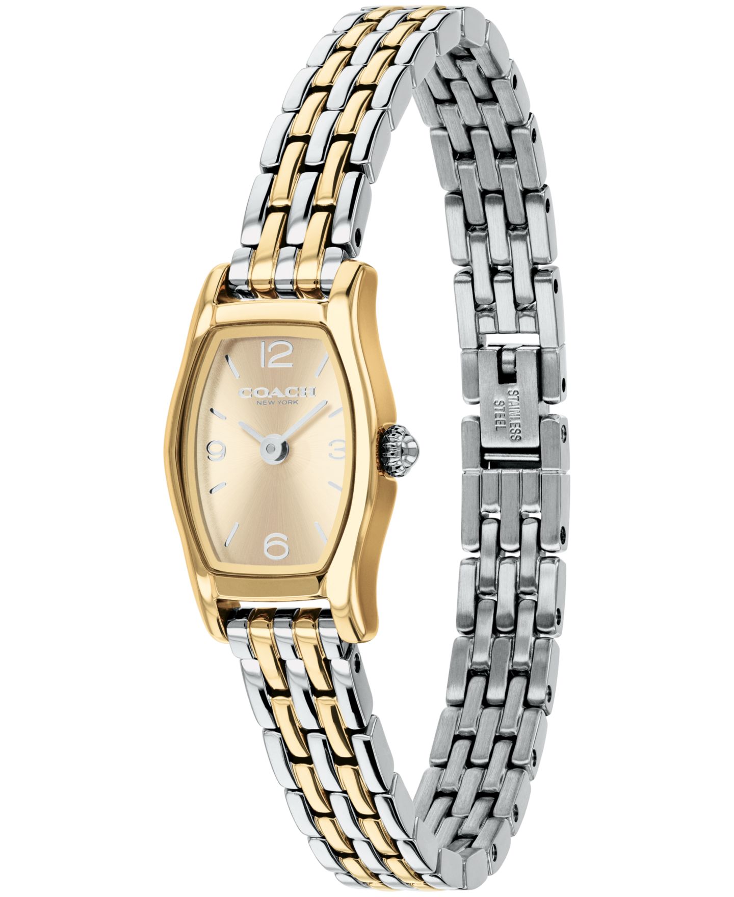 Женские часы COACH Greta Two-Tone Stainless Steel Bracelet Watch 15.3mm — фото 3