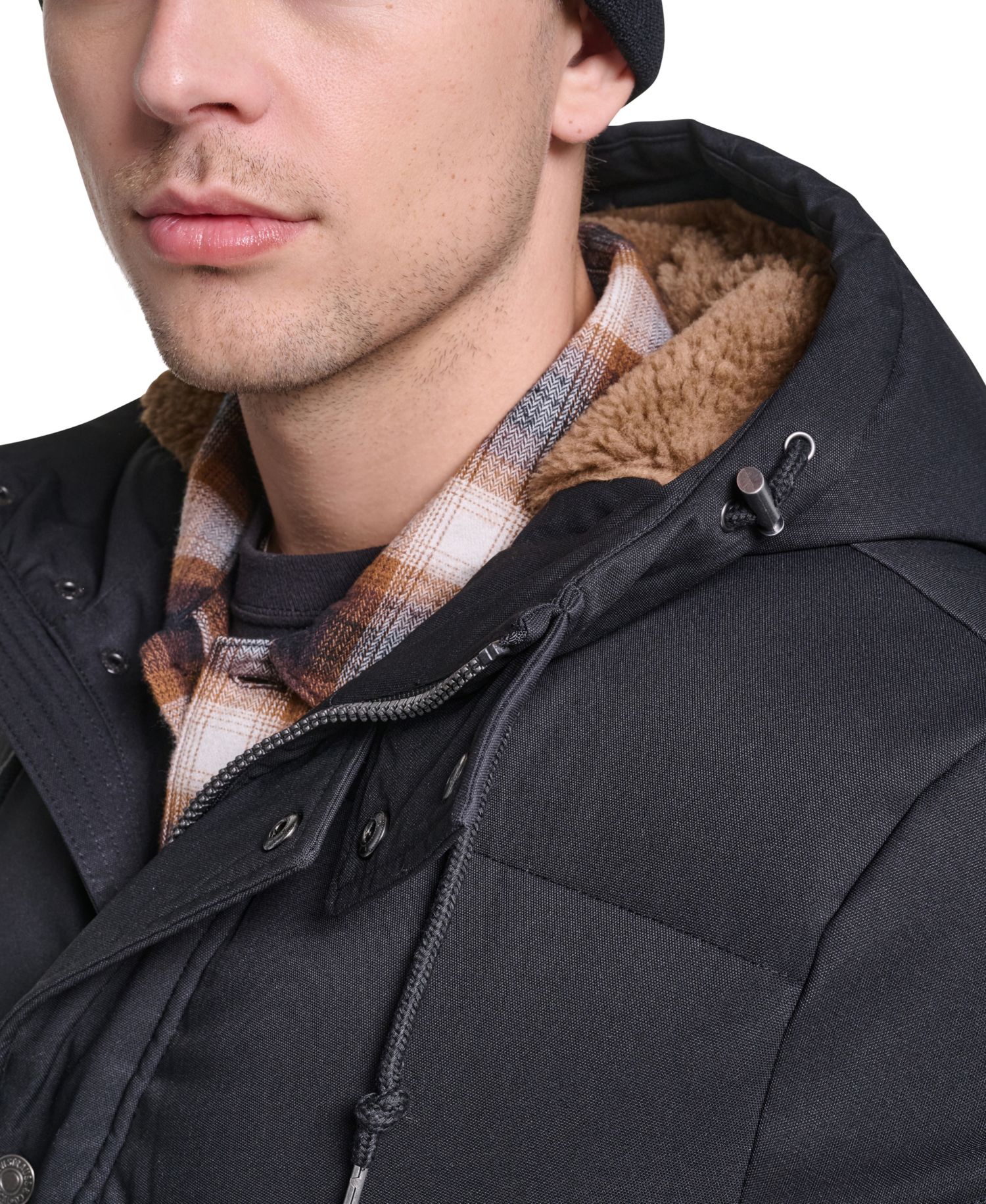 Men's Classic-Fit Quilted Parka Jacket