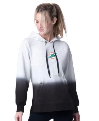 Women's Black Miami Dolphins Daniela Pullover Hoodie