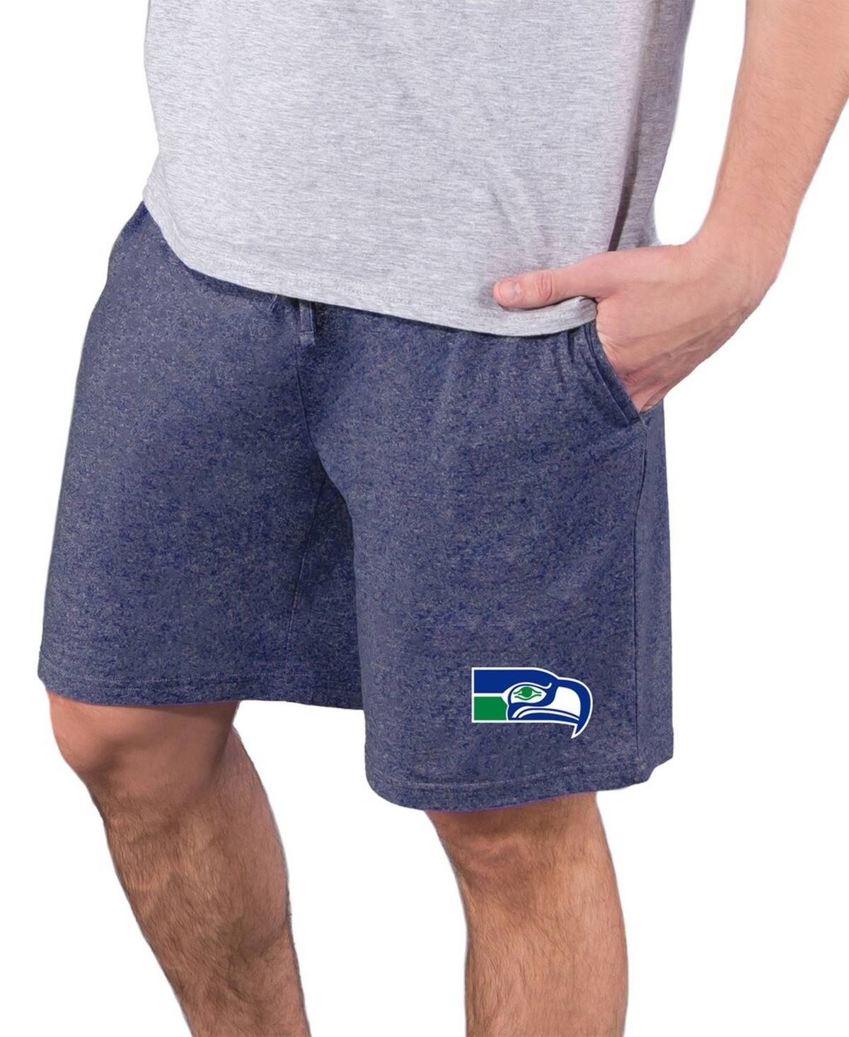 Concepts Sport Men's College Navy Seattle Seahawks Quest Knit Jam Shorts