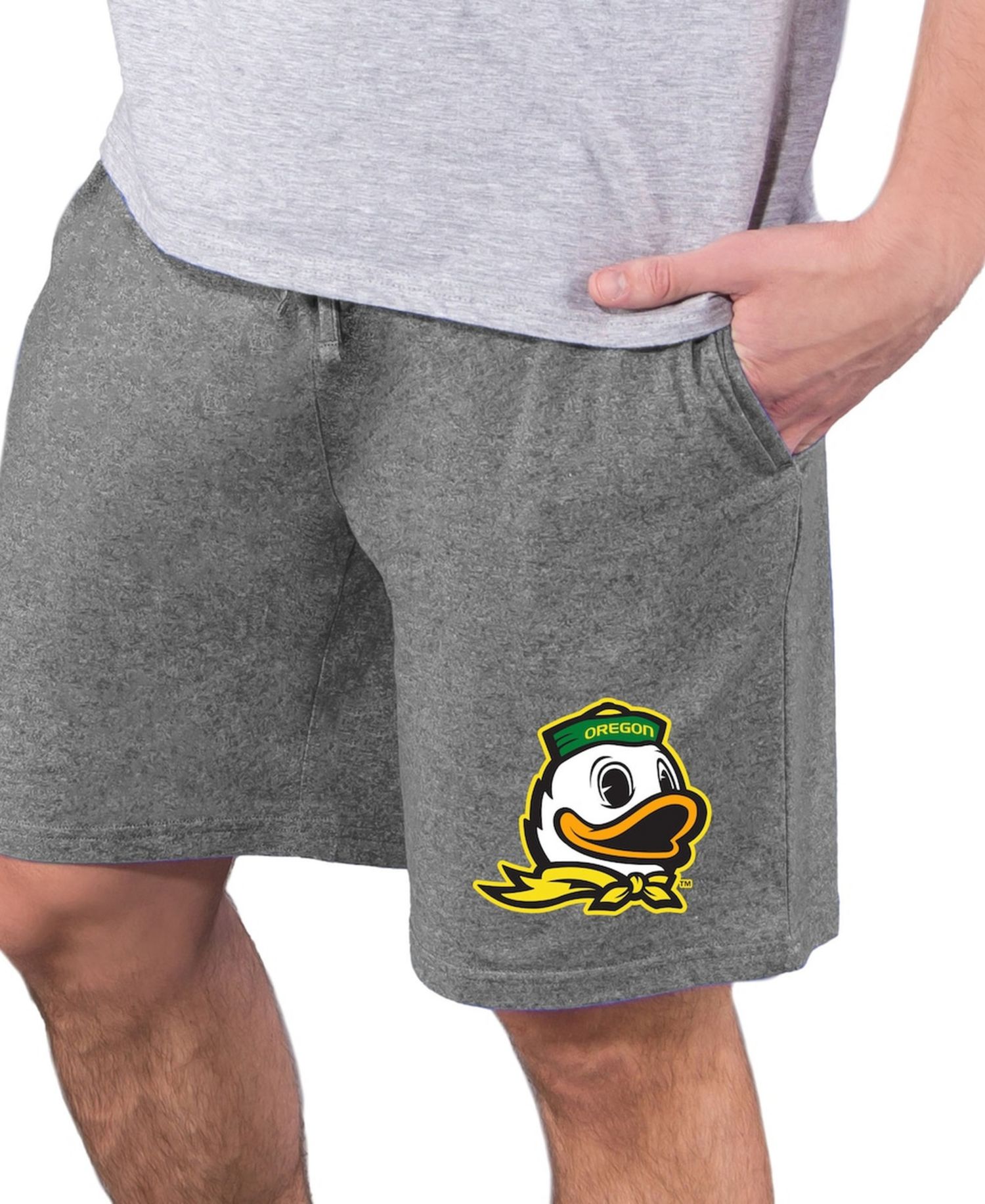 Men's Charcoal Oregon Ducks Quest Knit Jam Shorts