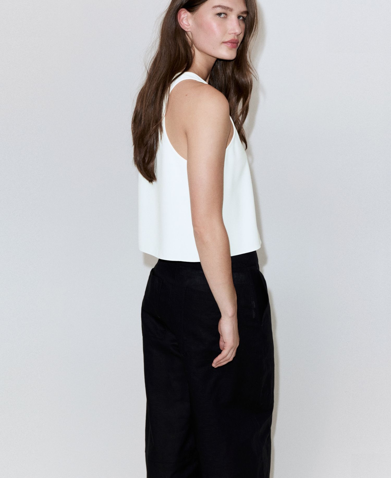 Women's Flowy Crop Top