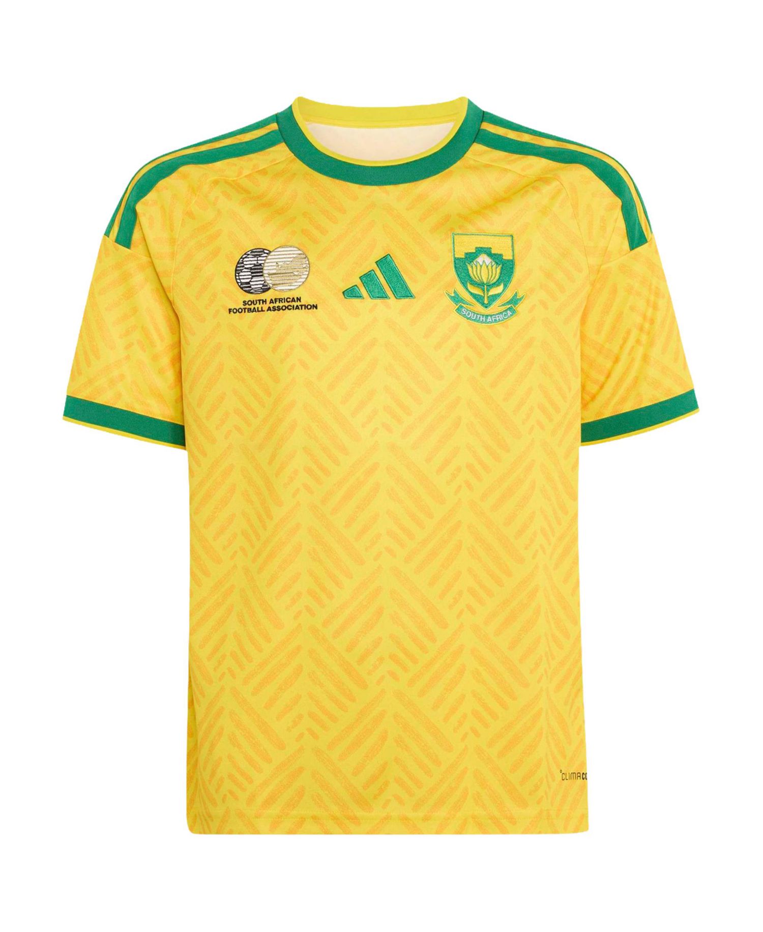 Big Boys and Girls Yellow South Africa National Team 2026 Home Replica Jersey
