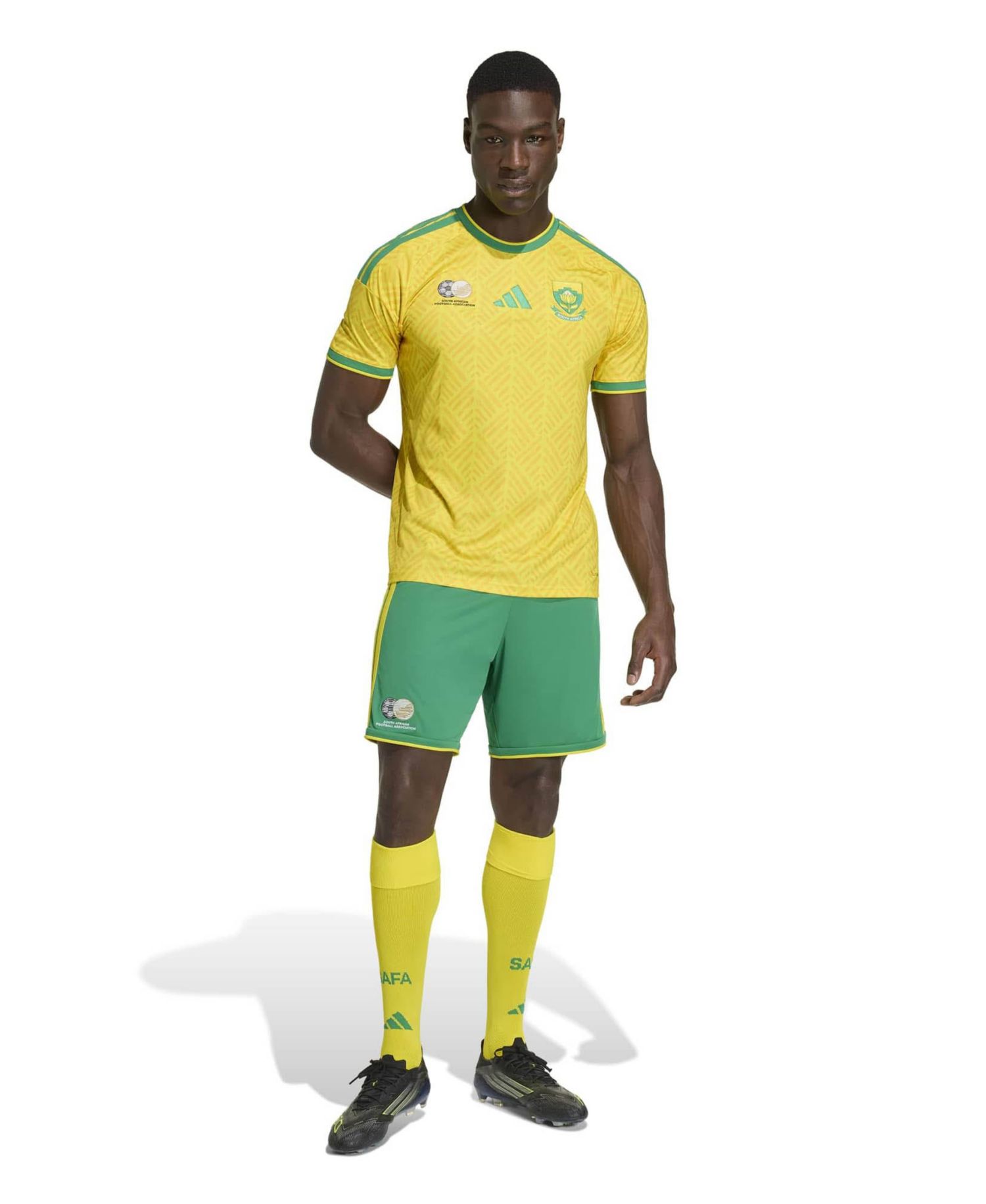 Men's Yellow South Africa National Team 2026 Home Replica Jersey
