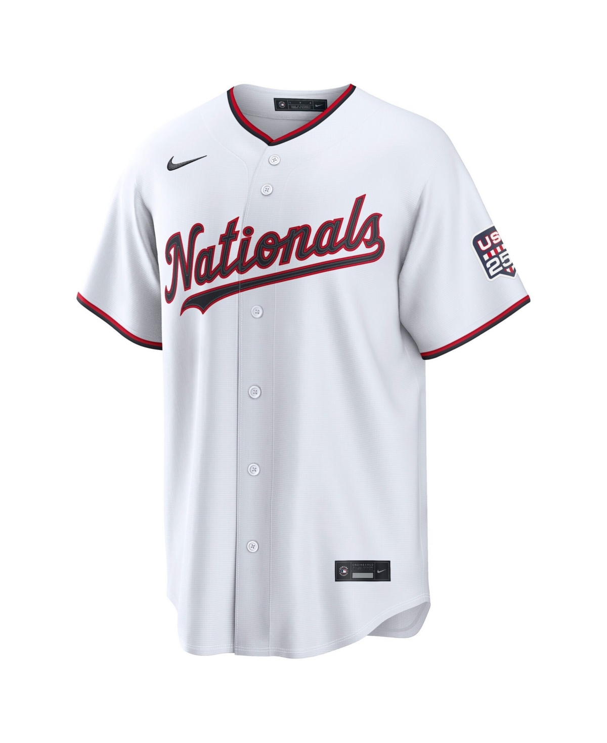 Nike Men's James Wood White Washington Nationals Usa 250 Fourth of July Stadium Jersey