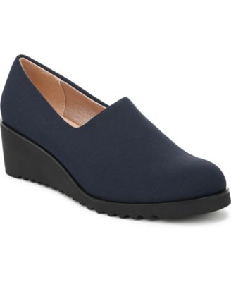 Women's Ziva Round Toe Wedge Loafers
