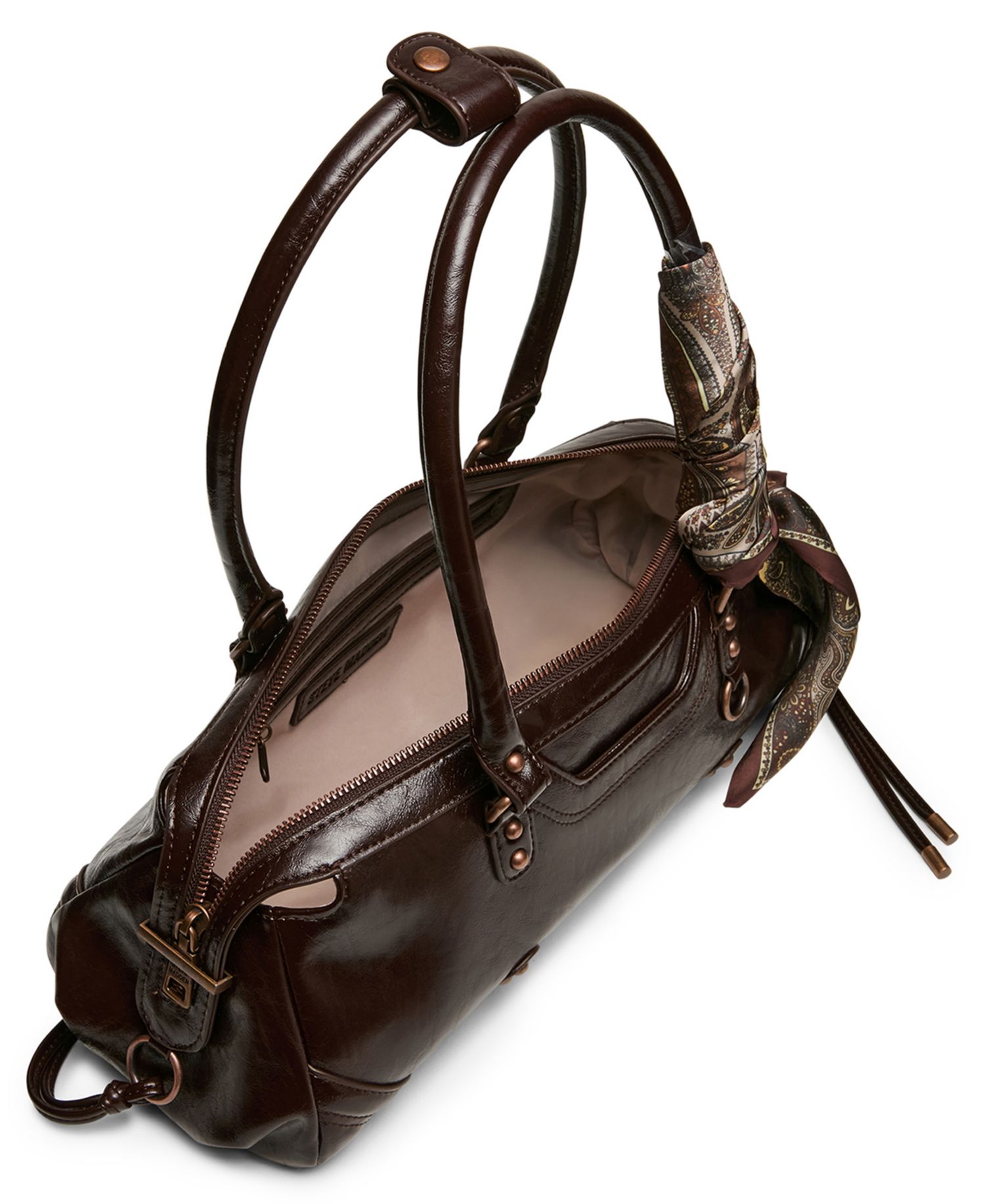 Cierra Medium Scarf Detail Large Shoulder Handbag