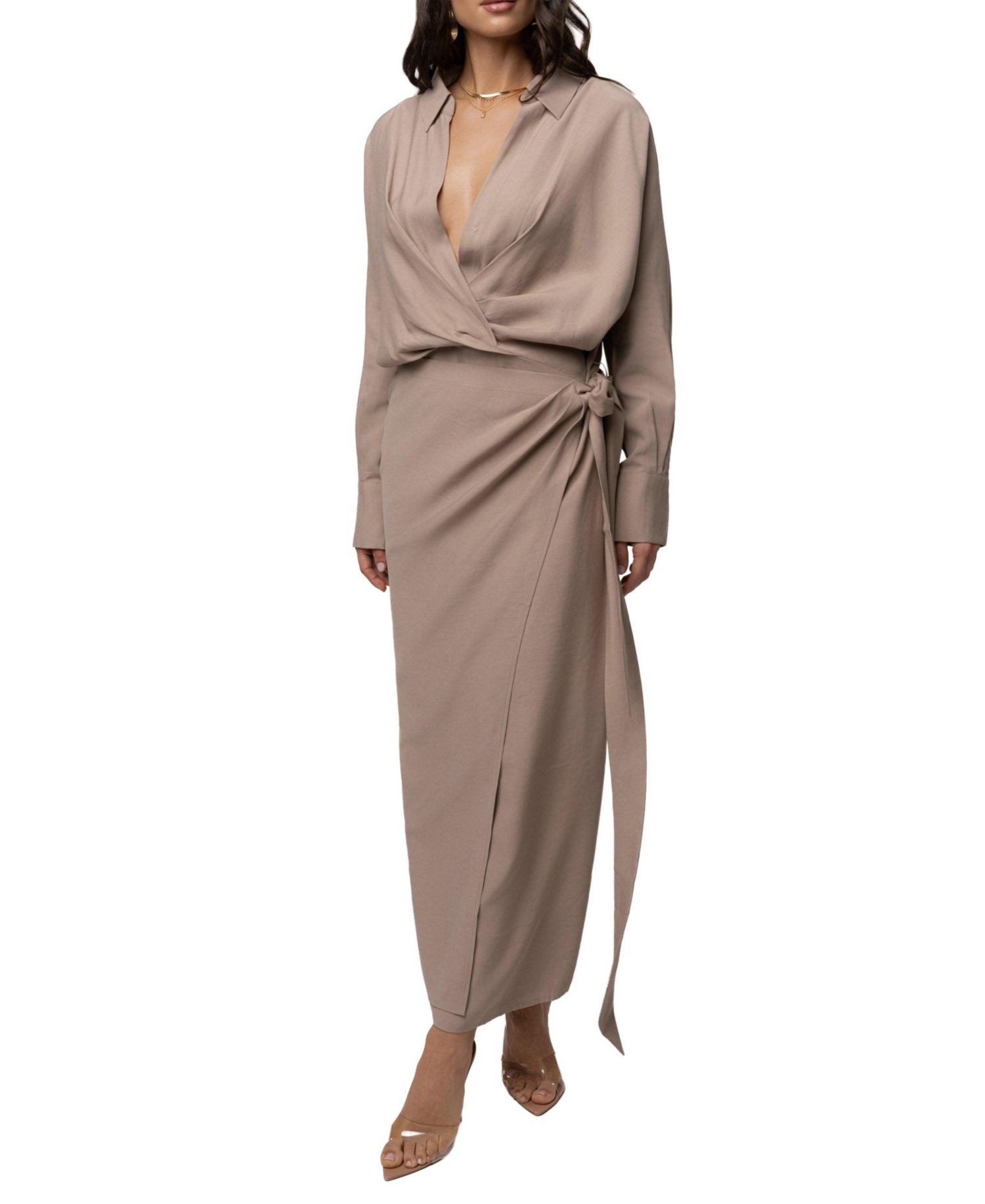 Women's Skyline Wrap Midi Dress