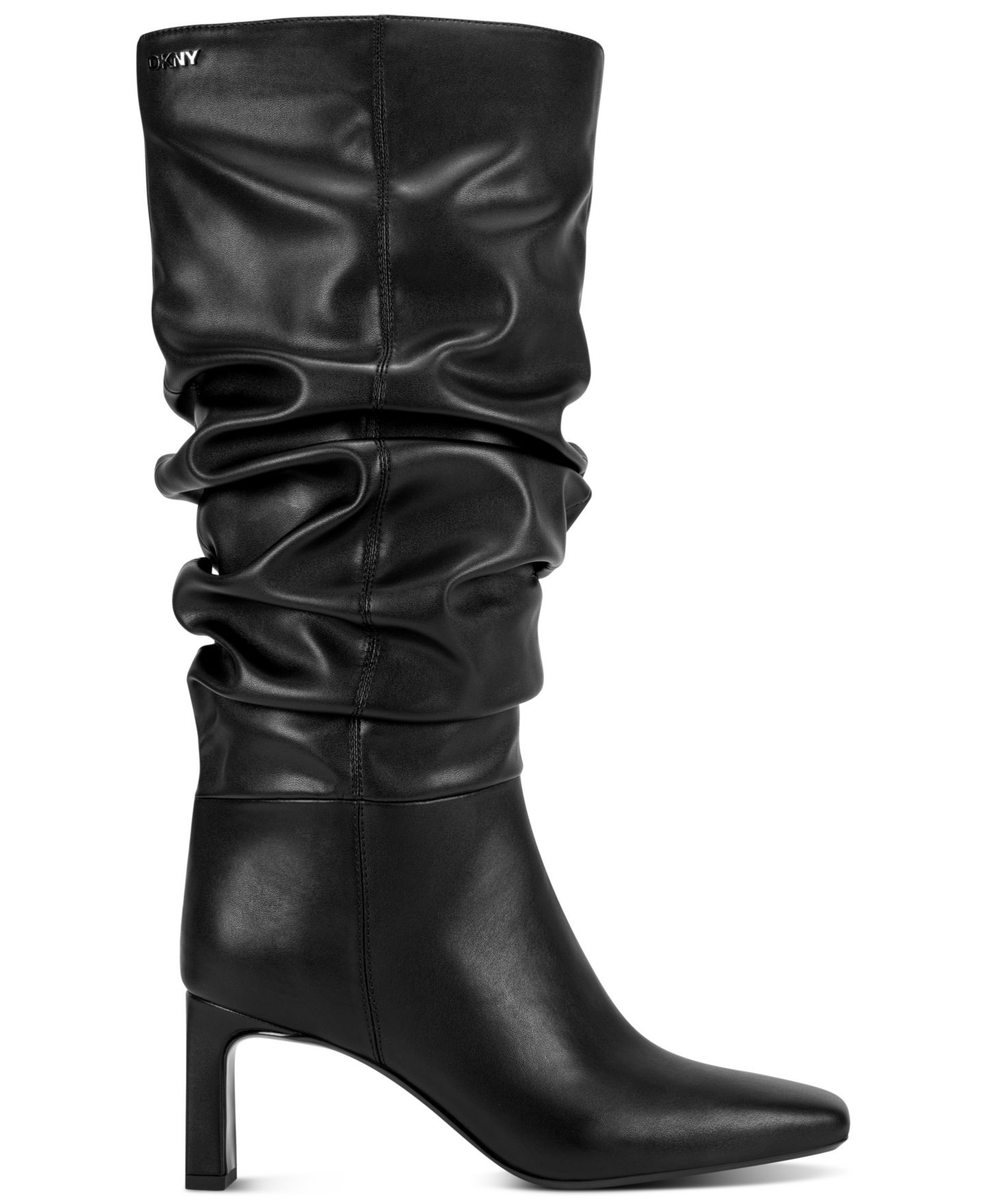 Женские ботинки DKNY Kalila Square Toe Slouch, цвет: Чёрный — фото 2