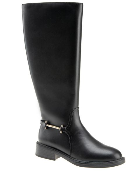 Женские ботинки BCBGeneration Lukas Wide Calf Riding Boot, цвет: Чёрный