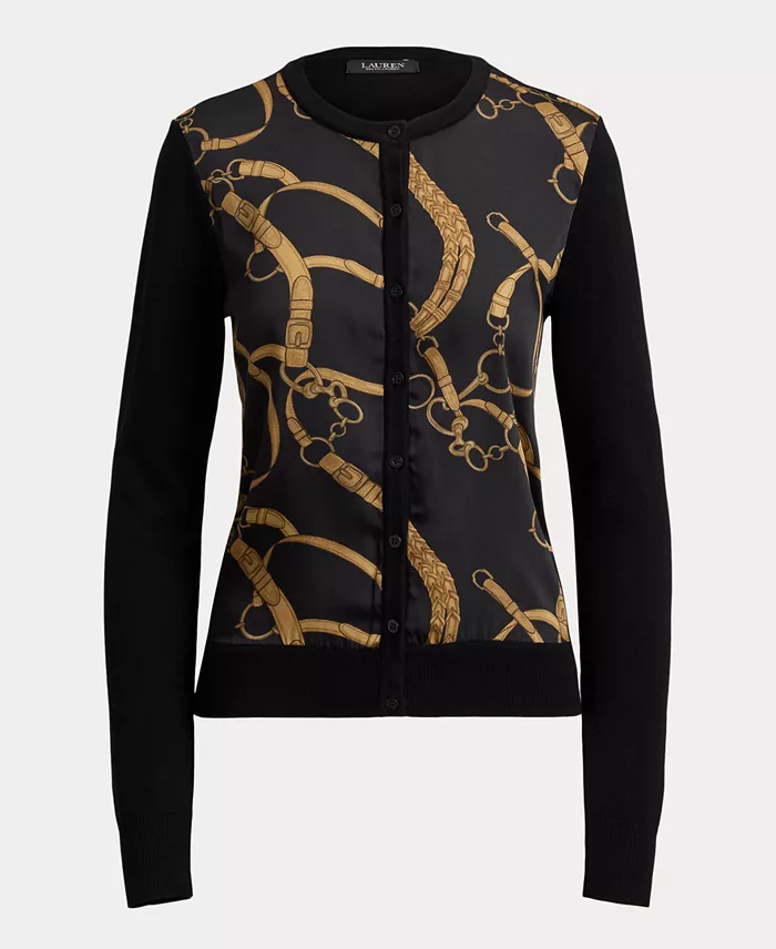 Women's Belting Print Cardigan - thumbnail 5