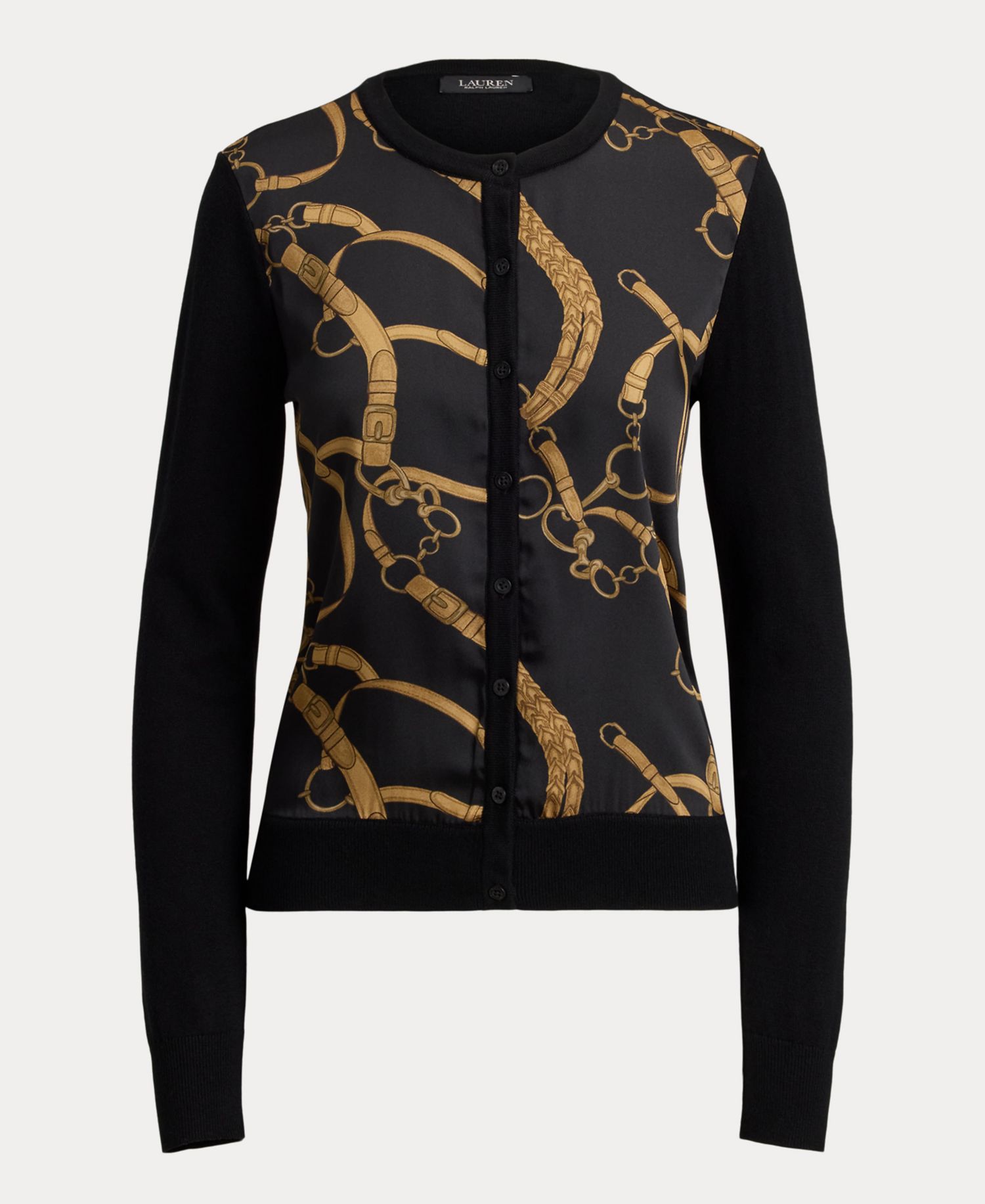 Women's Belting Print Cardigan