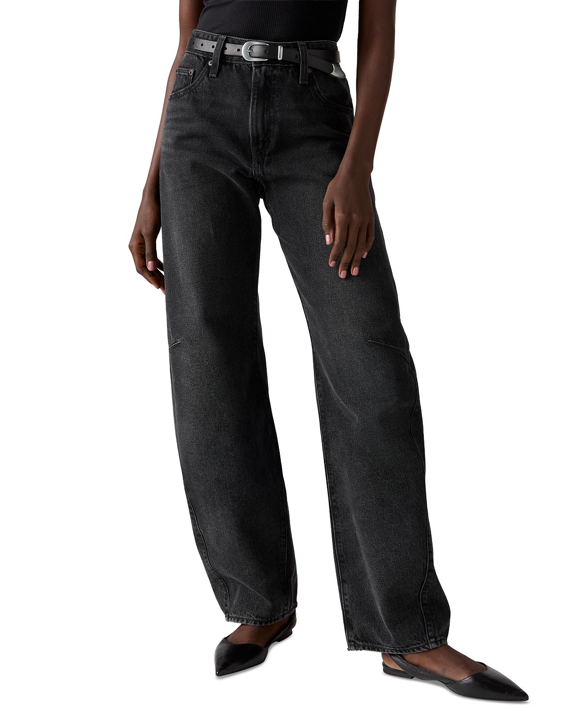 Levi's® Premium Women's Baggy Dad Cotton Barrel-Leg Jeans view 1 — MAYCSS fashion products