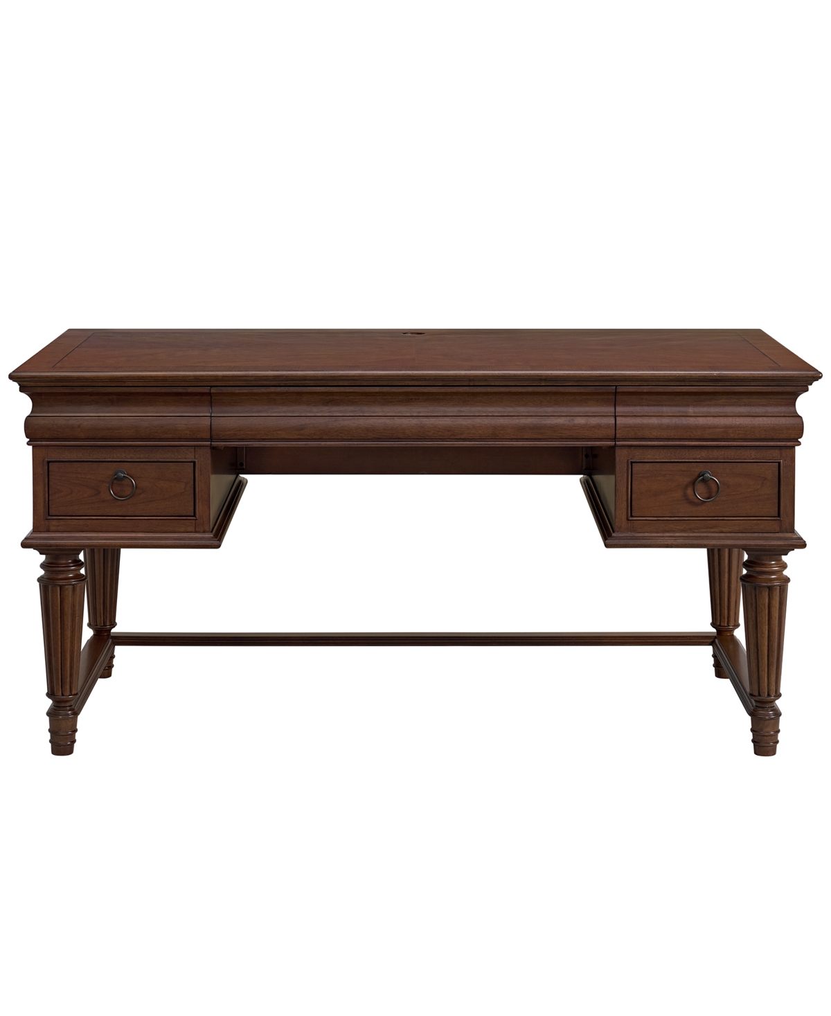 Nelman 30.5" Wood Writing Desk - Brown
