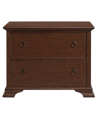 Nelman Wood File Cabinet