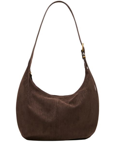 Женская сумка Steve Madden Olga Woven Small Shoulder Handbag, цвет: Шоколадный