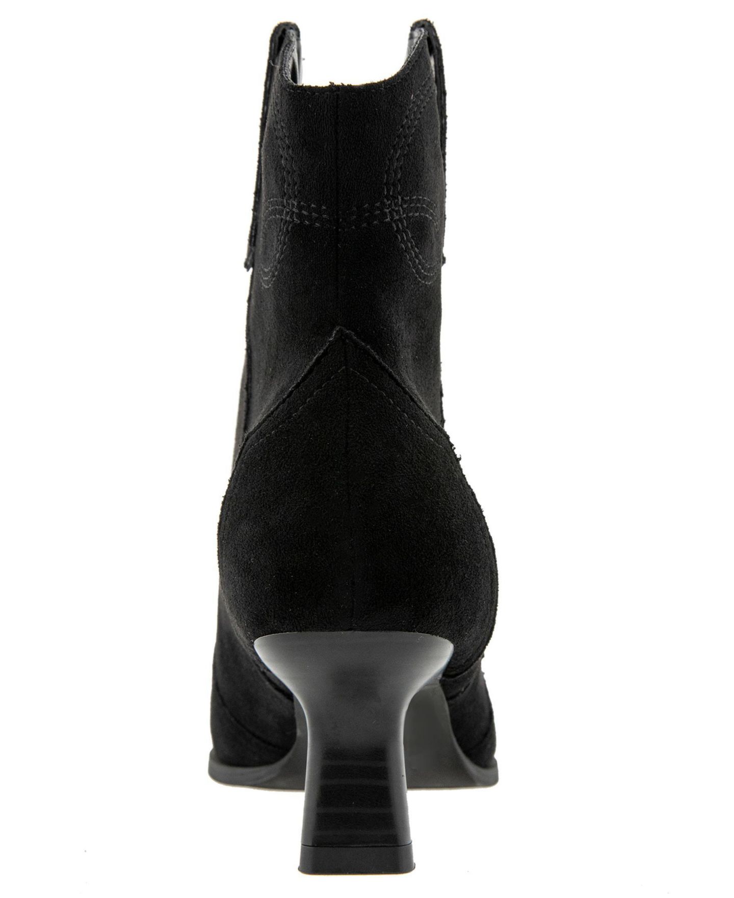 Женские туфли Kensie Ugo Western Kitten Heel Bootie, цвет: Чёрный — фото 3