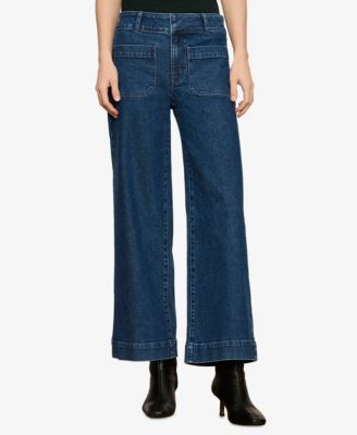 Petite Chelsea Wide-Leg Ankle Jeans