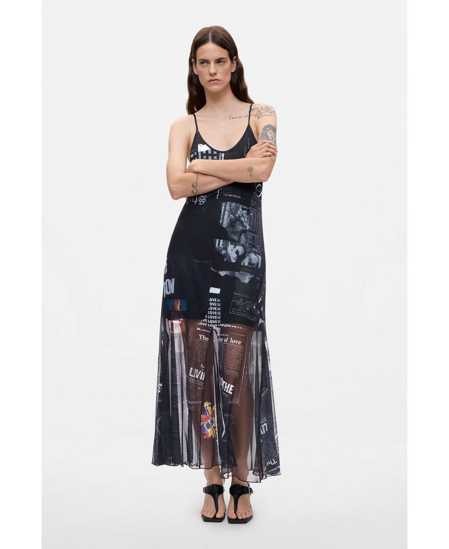 Women's Printed Strappy Dress