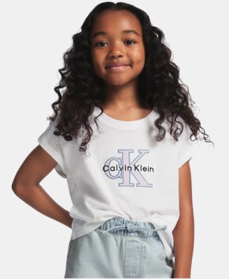 Girls' 7-16 Seasonal Mono Logo Short-Sleeve T-Shirt