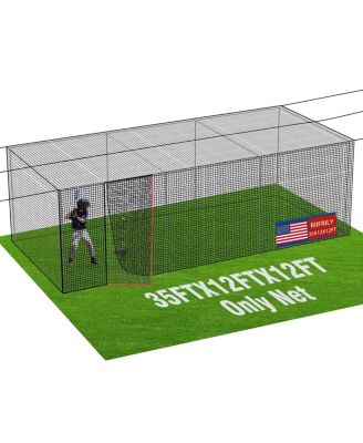 Baseball Batting Cage Nets35 Inch L Cage Netting Enclosed HDPE #45 Netting Batting Cages for Backyard NET ONLY