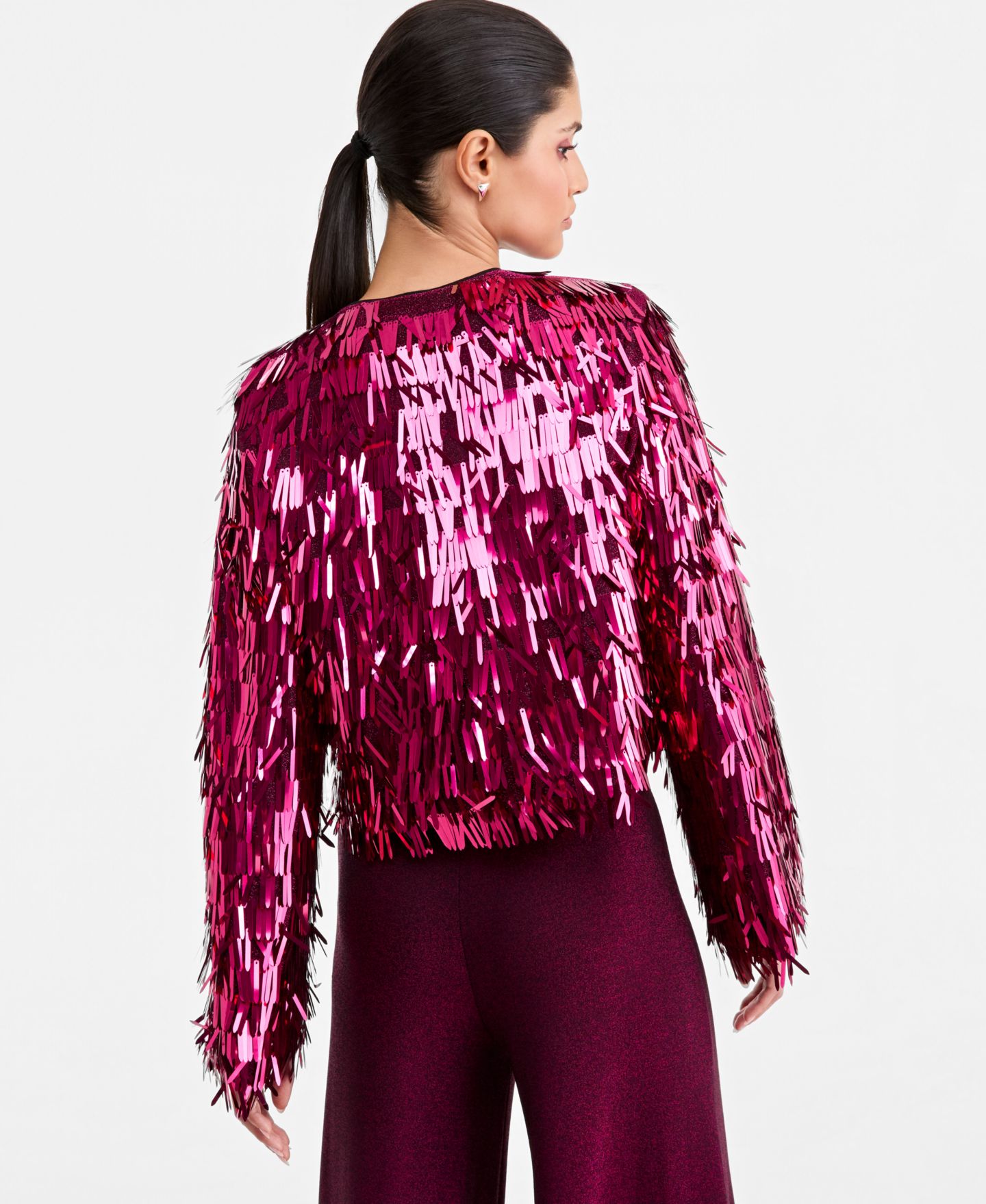 Женская куртка LAPOINTE | Macy's Sequin Fringe — фото 4