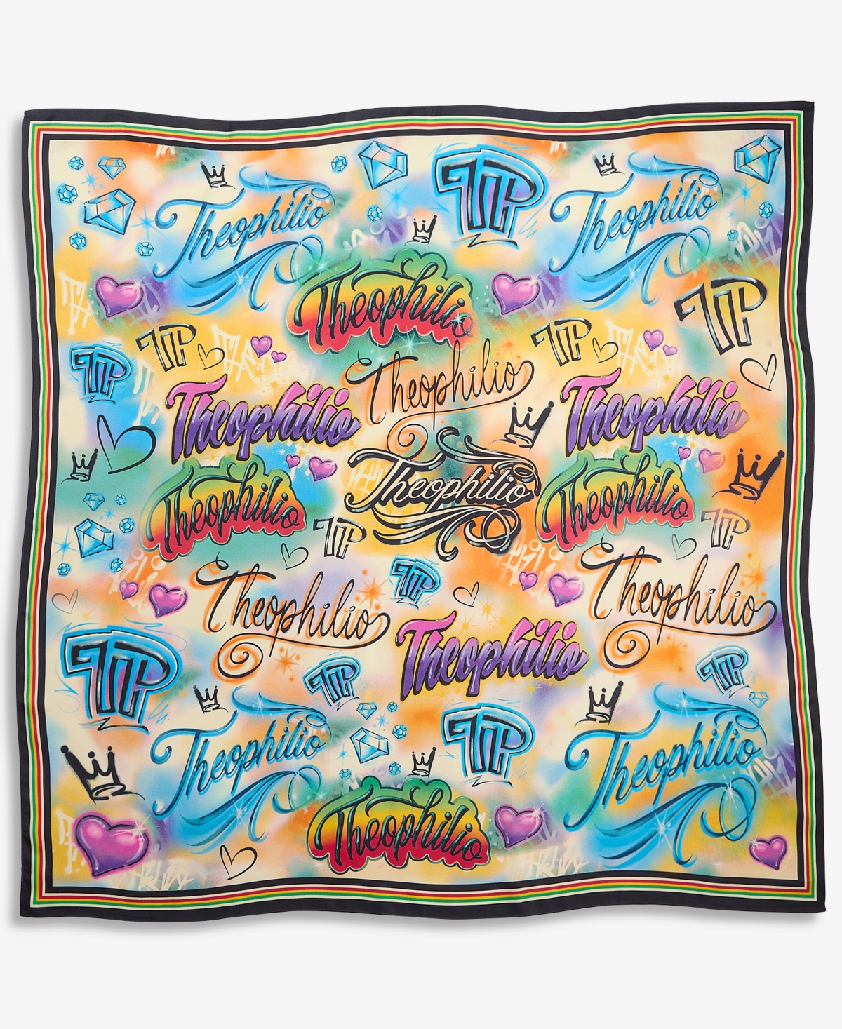 Theophilio X Macy's Women's Silk Printed Square Scarf, Macy's Exclusive