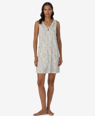 Women's Sleeveless Pull-On Short Nightgown