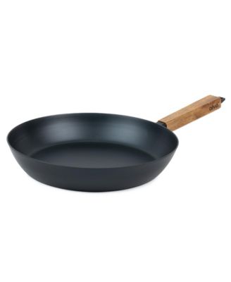 Forest Carbon Steel Frying Pan with Acacia Wood Handle