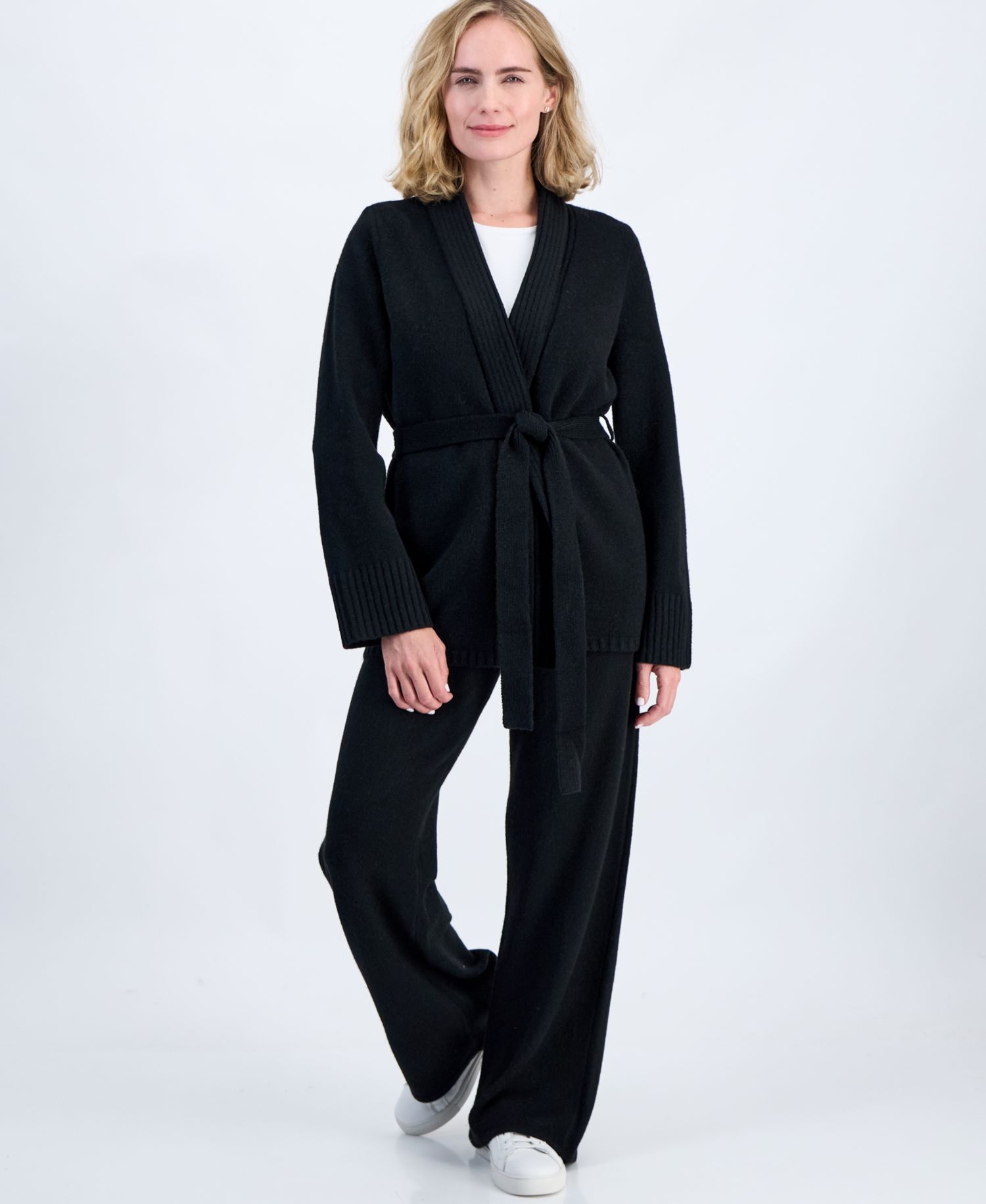 Petite Luxsoft Wrap Front Cardigan, Macy's Exclusive
