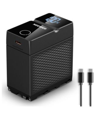 NW-F970U Camera Battery and Charger, 10500mAh, 45W, USB-C, for Select Sony NP-F-Series Devices