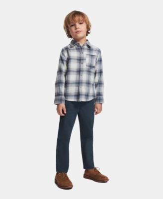 Boys' 2T-7 Long-Sleeve Shirt and Pants, 2-Piece Set