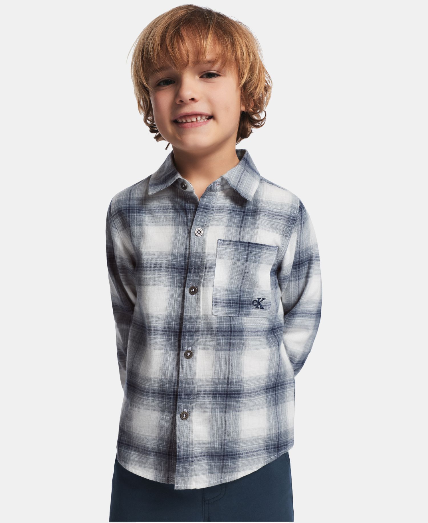 Boys' 2T-7 Long-Sleeve Shirt and Pants, 2-Piece Set
