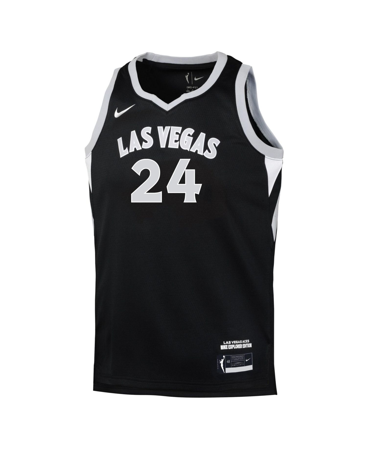 Big Boys and Girls Jewell Loyd Black Las Vegas Aces Explorer Edition Jersey