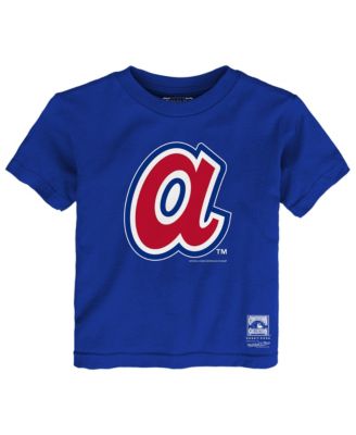 Toddler Royal Atlanta Braves Retro Logo T-Shirt