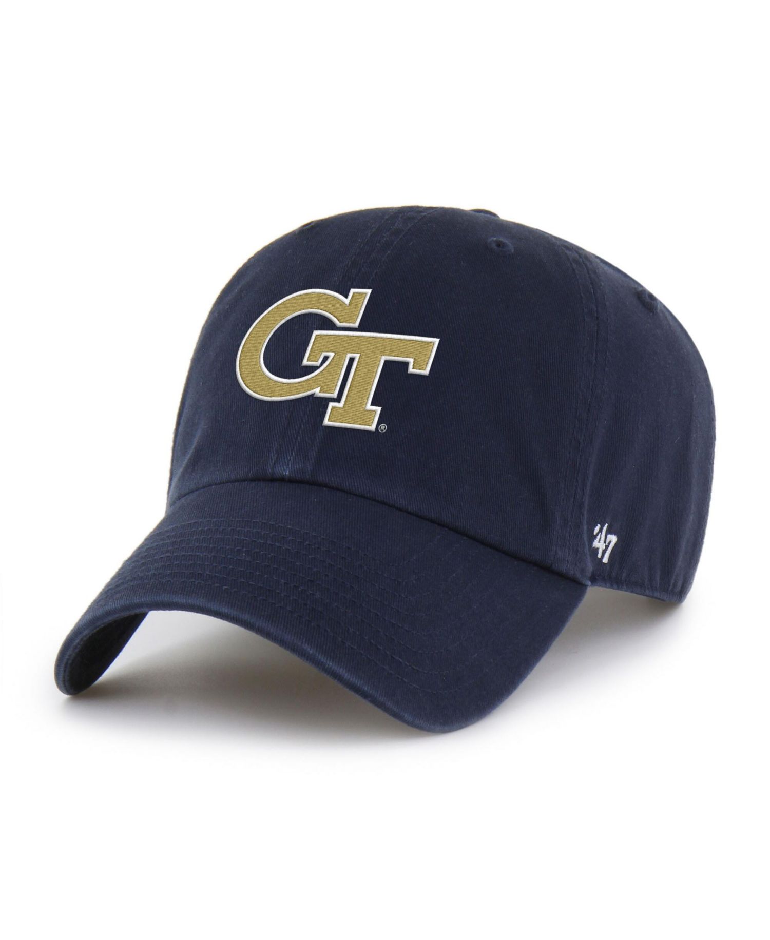 Men's Navy Georgia Tech Yellow Jackets Americana Heritage Clean Up Adjustable Hat