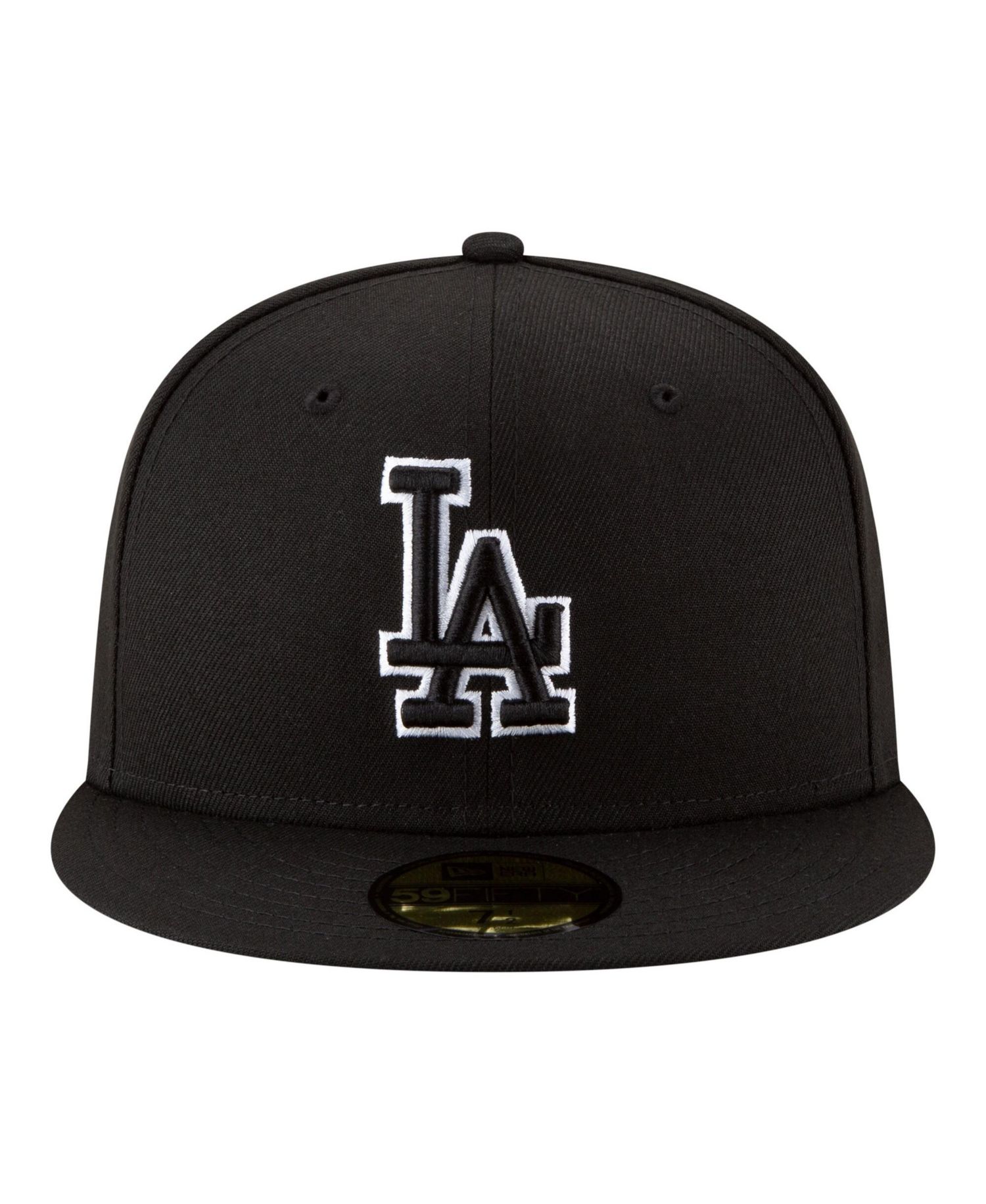 Men's Black Los Angeles Dodgers Blue Heaven On Earth Stadium Patch 59FIFTY Fitted Hat