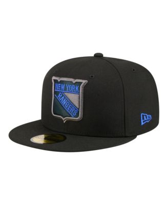 Men's Black New York Rangers Color Pop 59FIFTY Fitted Hat