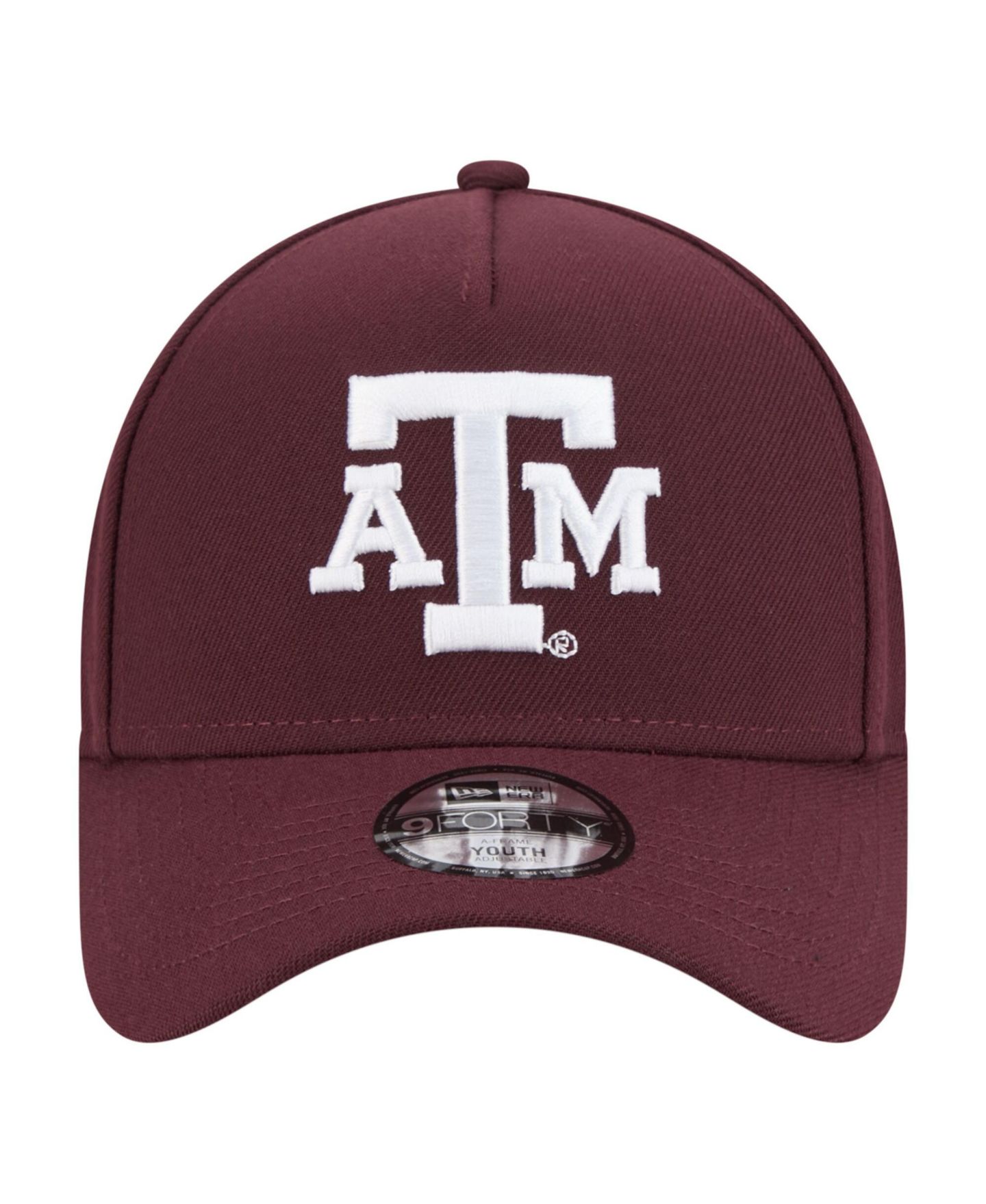 Детская кепка New Era Maroon Texas A&M Aggies 9FORTY A-Frame Adjustable Hat — фото 5