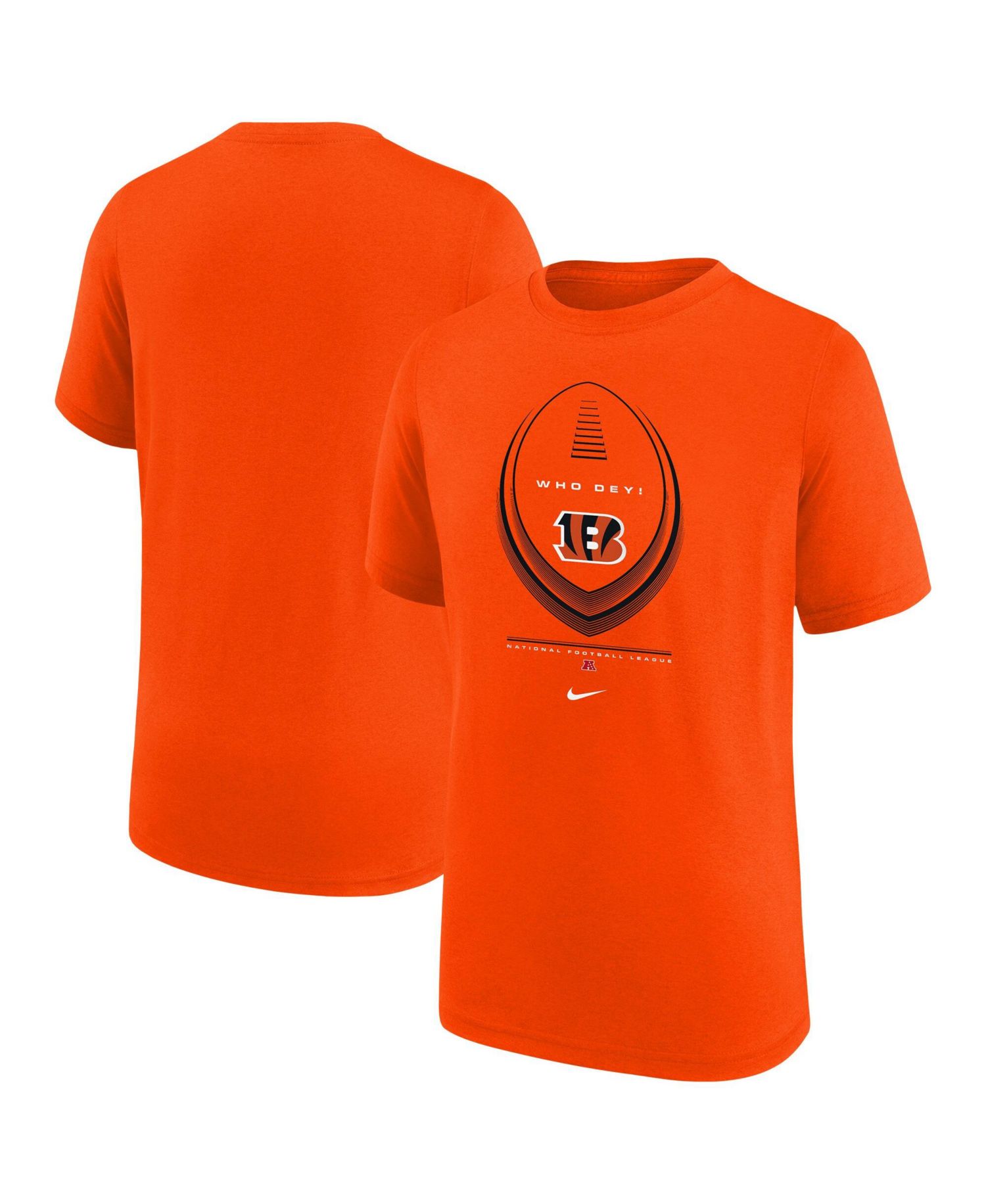 Big Boys and Girls Orange Cincinnati Bengals Icon Legend Dri-FIT T-Shirt