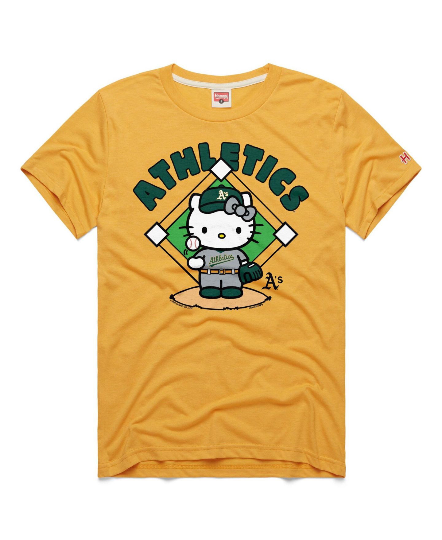 Футболка Homage Gold Athletics Hello Kitty Tri-Blend — фото 1