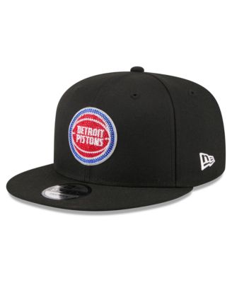 Men's Black Detroit Pistons 2026 NBA Draft Crystal 9FIFTY Snapback Hat