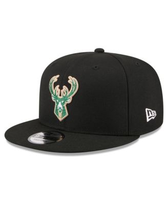 Men's Black Milwaukee Bucks 2026 NBA Draft Crystal 9FIFTY Snapback Hat